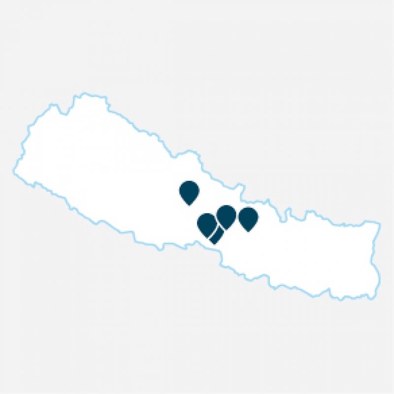 Localisation séjour organisé Le Népal