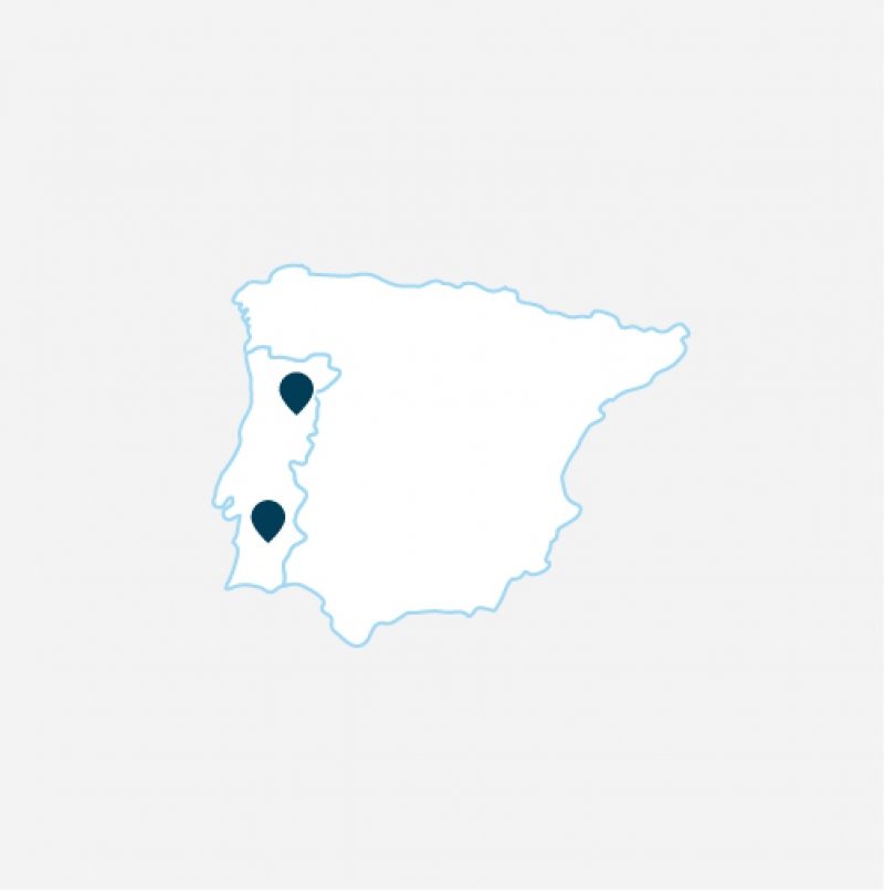 Localisation séjour organisé Portugal du Sud au Nord