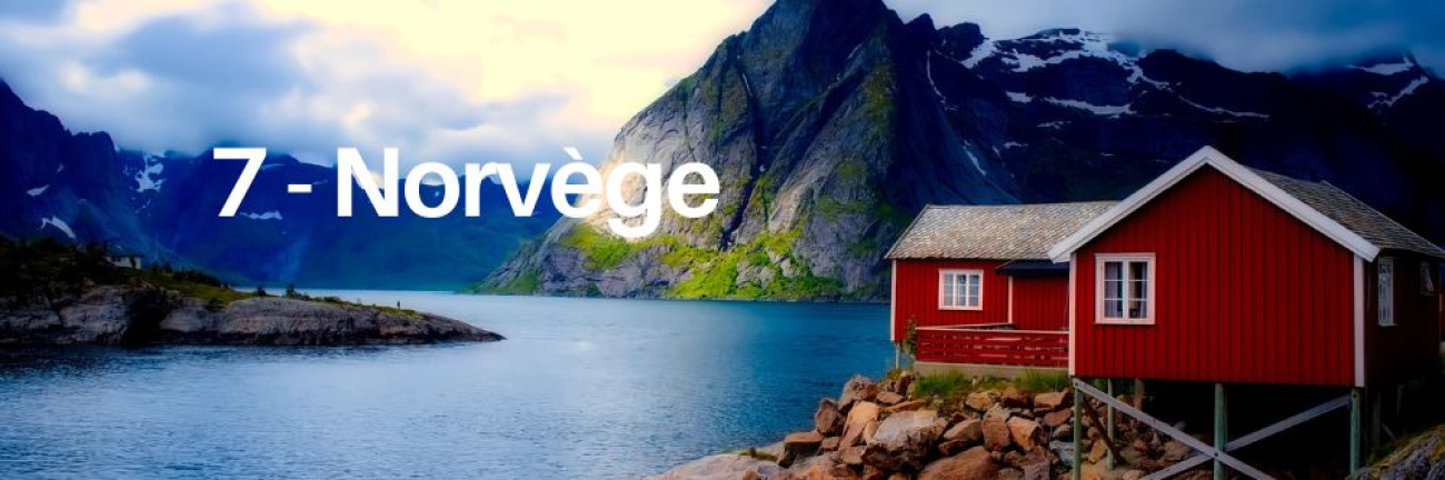 L'a Norv&egrave;ge arrive en septi&egrave;me position des pays que les fran&ccedil;ais souhaitent visiter dans le cadre d'un voyage organis&eacute;