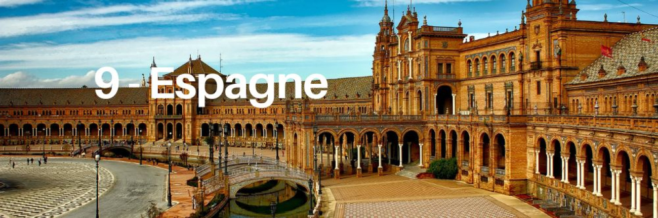 L'Espagne arrive en neuvi&egrave;me position des pays que les fran&ccedil;ais souhaitent visiter dans le cadre d'un voyage organis&eacute;