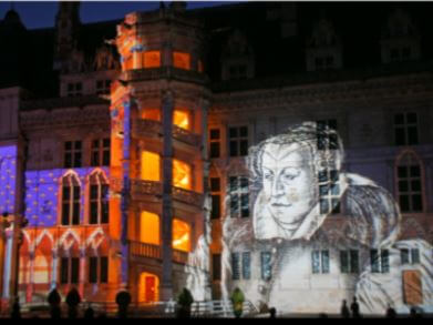 Spectacle Son & Lumière au château de Blois