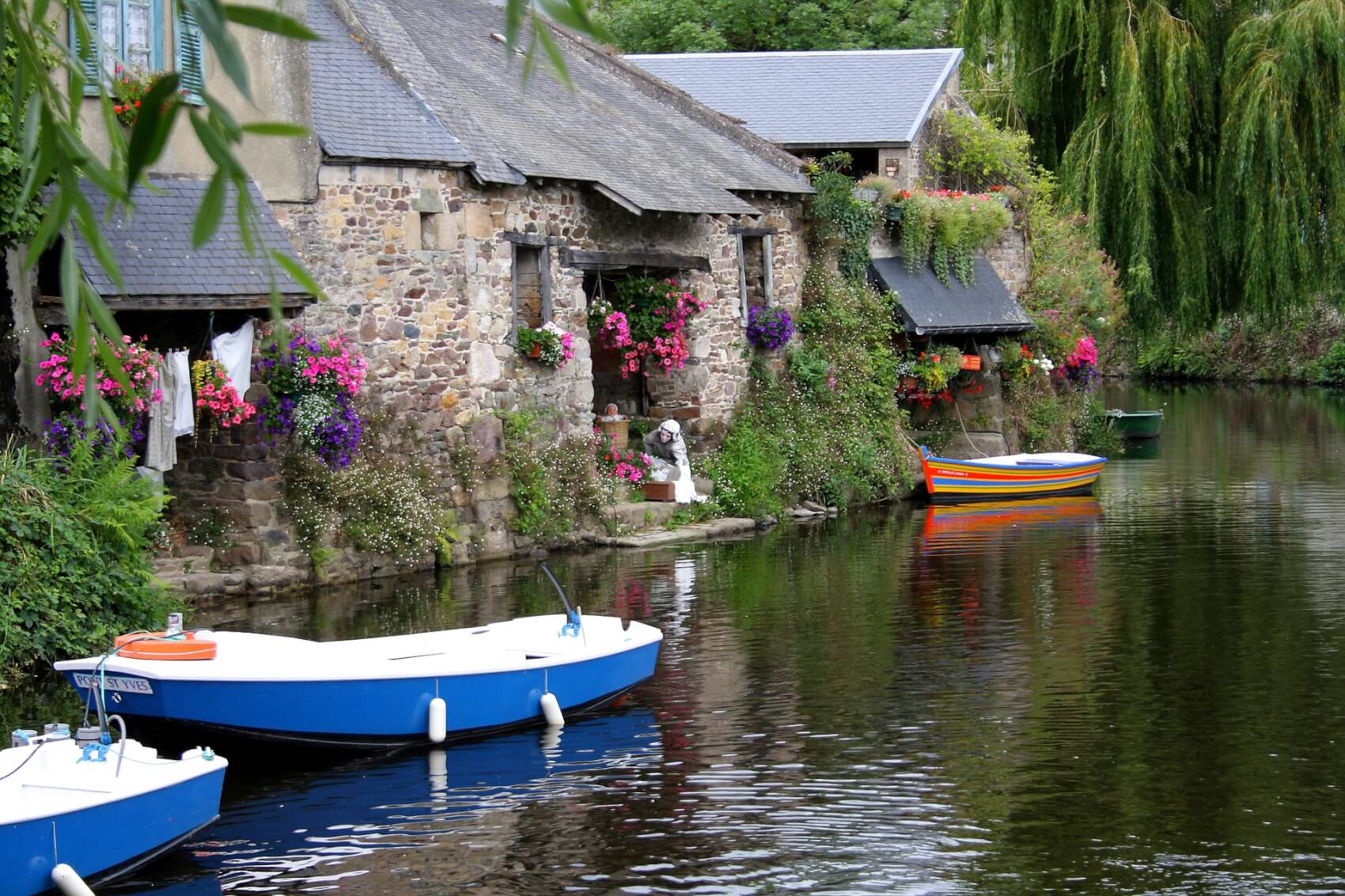 Promenade en barque à la découverte des lavoirs de Pontrieux