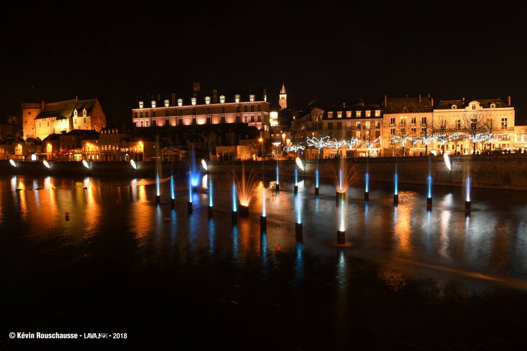 Croisière promenade des lumières sur la Mayenne