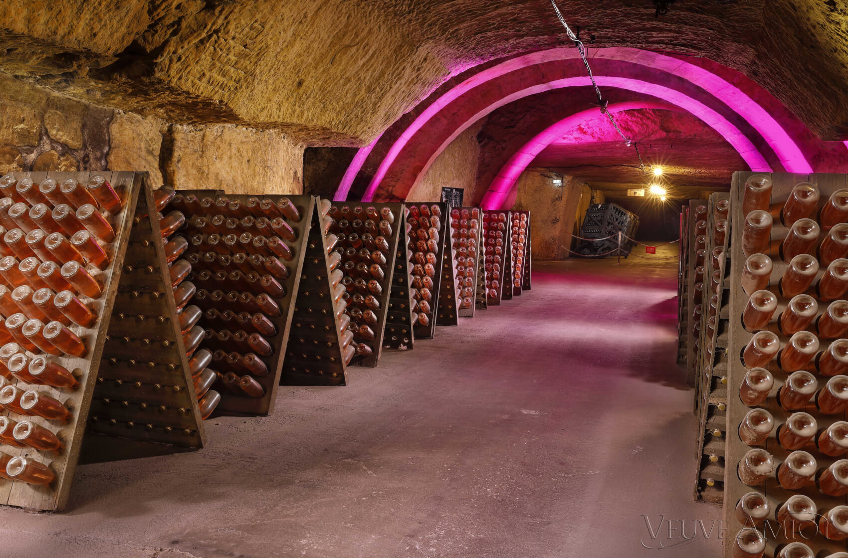 Visite guidée des caves Veuve Amiot et dégustation