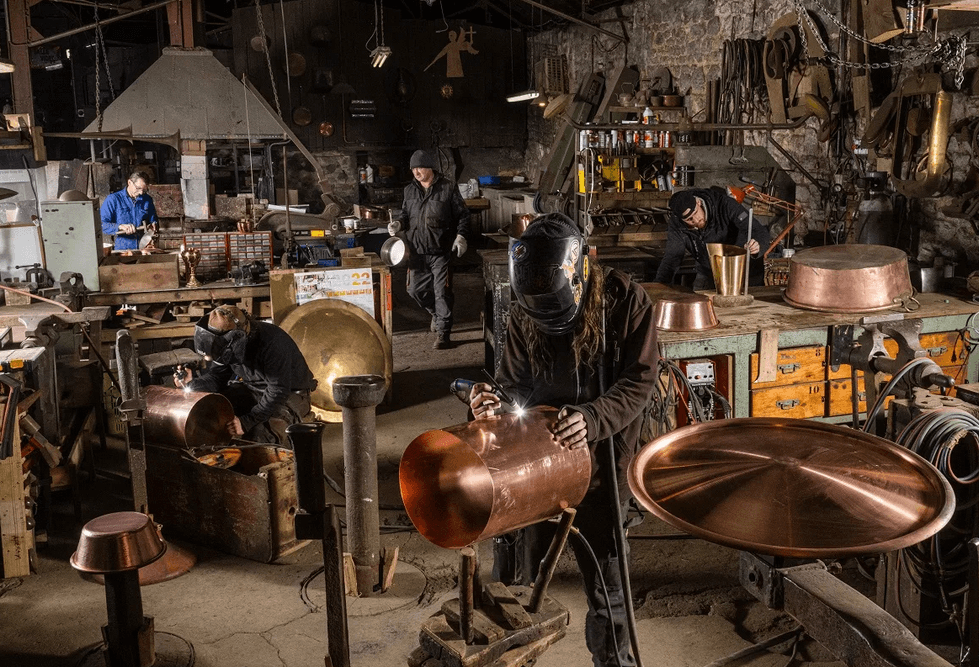 La visite guidée de l'Atelier du cuivre