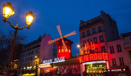 Illuminations de Paris et Moulin Rouge