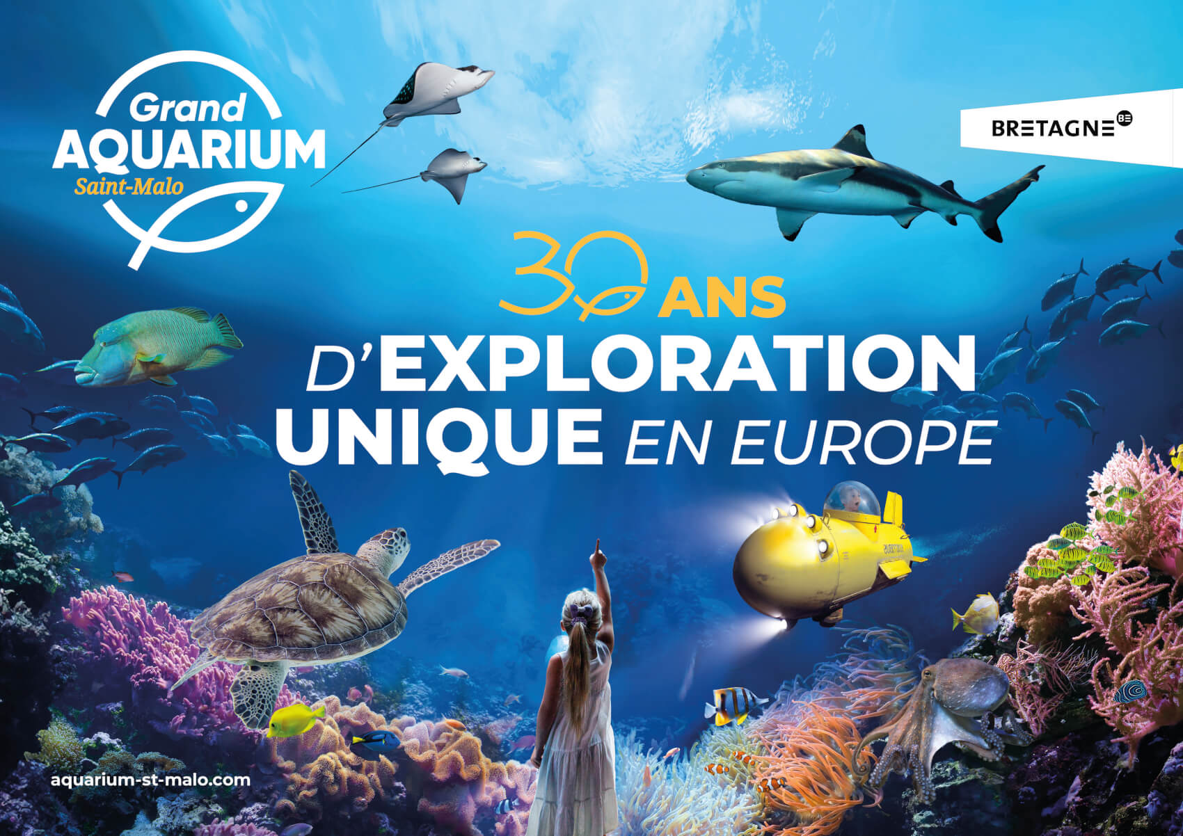 La visite libre de l'Aquarium de Saint-Malo
