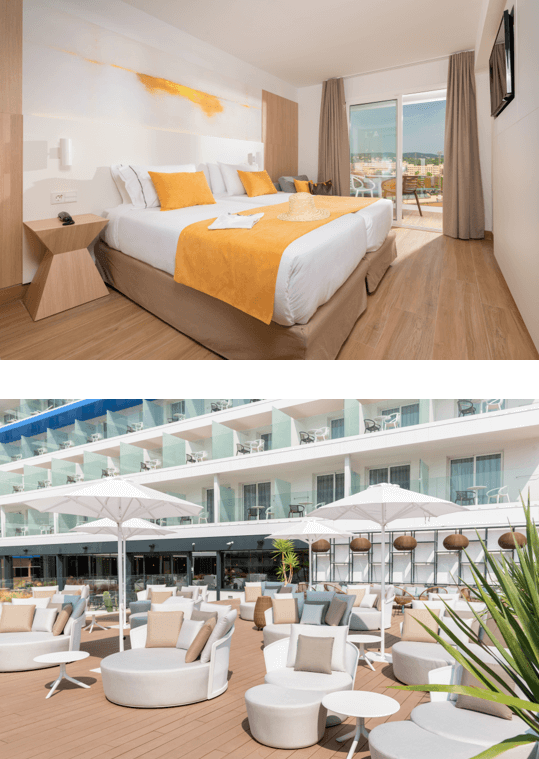 VOTRE HEBERGEMENT : Hôtel l'Azure 4**** superieur